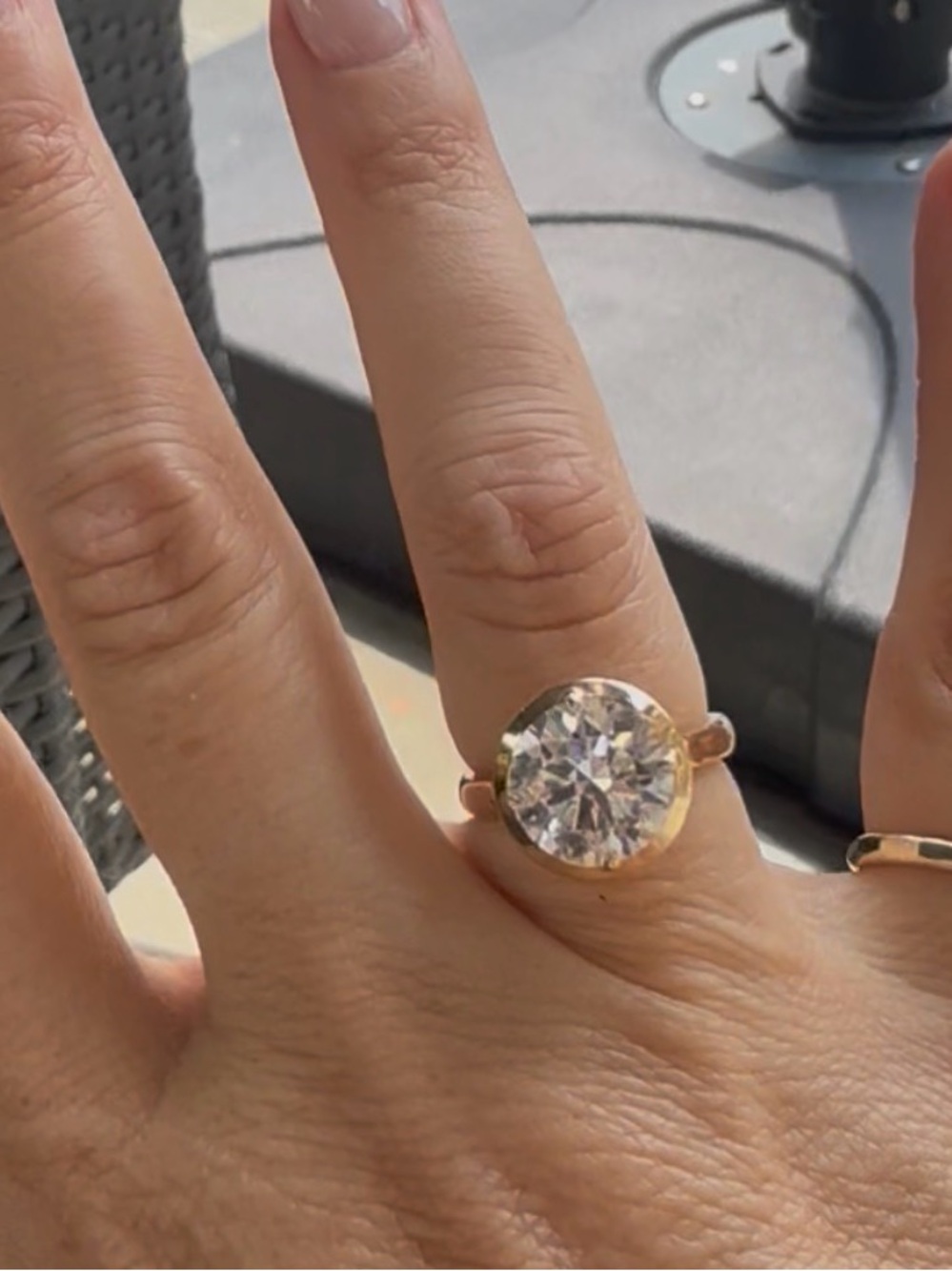 14K 4.51 CT Lab Grown Diamond Ring with Online IGI Report